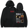 Rapper ROA Tour Album Graphic Merch Hoody Men Hip Hop
