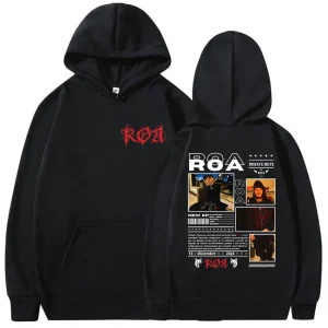 Rapper ROA Tour Album Graphic Merch Hoody Men Hip Hop
