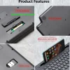 Wireless Keyboard Bluetooth Keyboard Mouse Card Slot Numeric Keypad for Android IOS Desktop Laptop PC Gamer