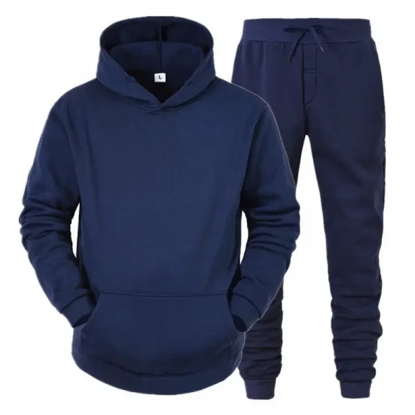 Men's Hooded Sweatshirts and Pants Tracksuit