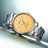 Men Stainless Steel Calendar Quartz Wristwatch
