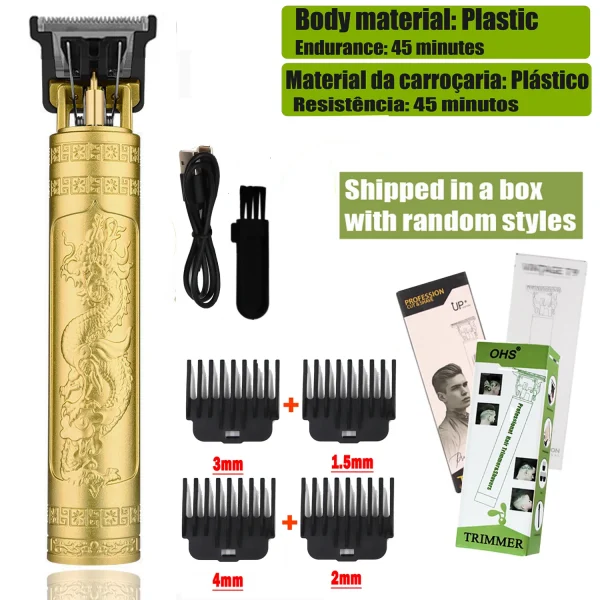 T9 Cordless Electric Hair Shaver and Trimmer for Men