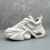 Men Leather Platform Sneakers Outdoor Casual Shoes