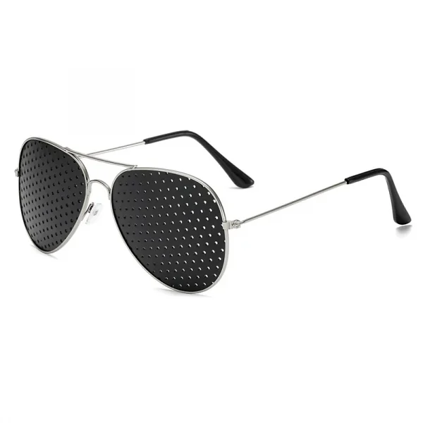 Sexy Small Hole Pilot Sunglasses Men Fashion Micropore Pinhole Lens Luxury Sun Glasses Female Shades Eyewear gafas de sol Oculos