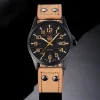 Men Fashion Quartz Wristwatch Leather Strap