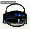 Stylish Floral Embroidered Handbag