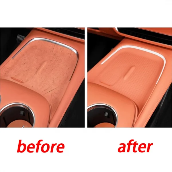 Car Center Control Wireless Charging Silicone Panel Anti-slip S07 S7 Interior