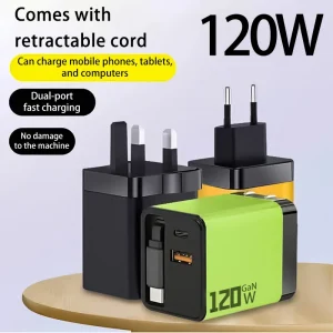 GaN Fast Charger Telescopic Cable