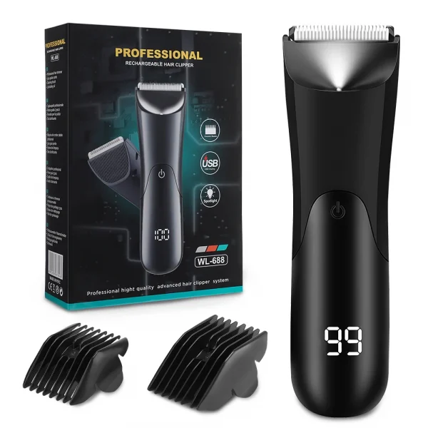 Hair Cutting Machine and Electric Shaver with LED Light