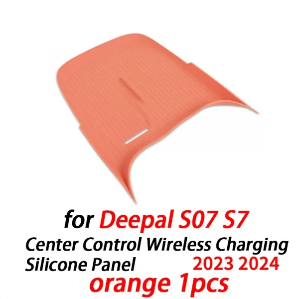 Car Center Control Wireless Charging Silicone Panel Anti-slip S07 S7 Interior