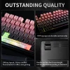 V108 Pro Bluetooth Keyboard  Wired&Wirel 2.4G Full Layout RGB Backlit Low Noise for Office gaming Membrane Keyboard