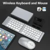 Mini Wireless Keyboard and Mouse Bluetooth Portable Folding Keyboards 2.4G for Windows Android IOS Tablet iPad Phone
