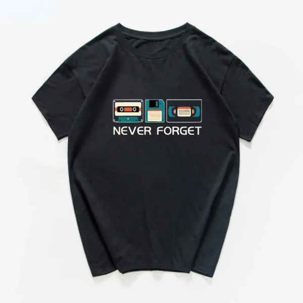 Men Clothing Never Forget Sarcastic Graphic