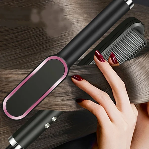 Fast Heating Hair Dryer and Straightener Comb