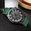 Men Fashion Leather Strap Quartz Wristwatch