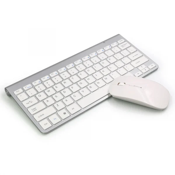 Lenovo  Bluetooth 5.0 & 2.4G Wireless Keyboard Mouse Combo Rechargeable Full Size Wireless Keyboard For Notebook Laptop iPad PC