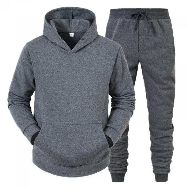 Men's Hooded Sweatshirts and Pants Tracksuit