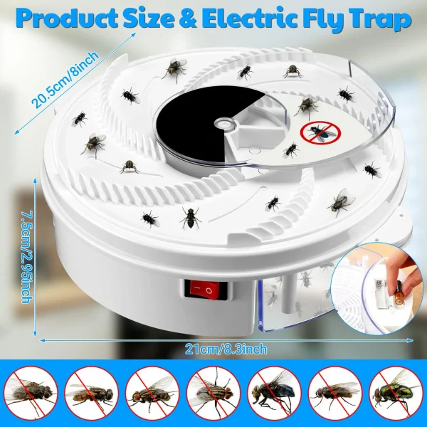 USB Electric Fly Trap Fly Catcher Pest Device  Trap Automatic