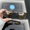 Fashion Mirror Square Sunglasses