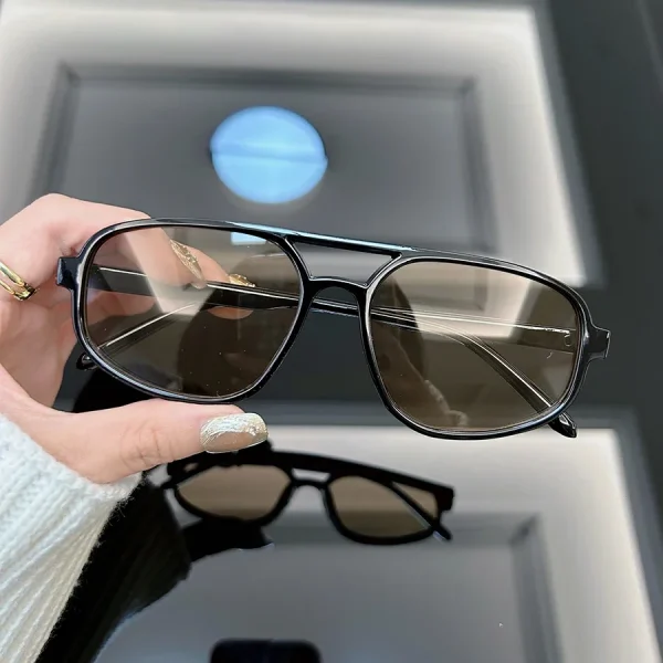 Fashion Mirror Square Sunglasses
