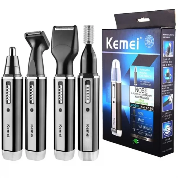 Kemei 4 in 1 trimmer for men Electric Nose and ear trimmer Rechargeable