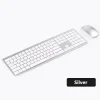 Bluetooth 5.0 & 2.4G Wireless Keyboard and Mouse Combo Multimedia Keyboard Mouse Set for iPad Macbook Android Laptop PC TV