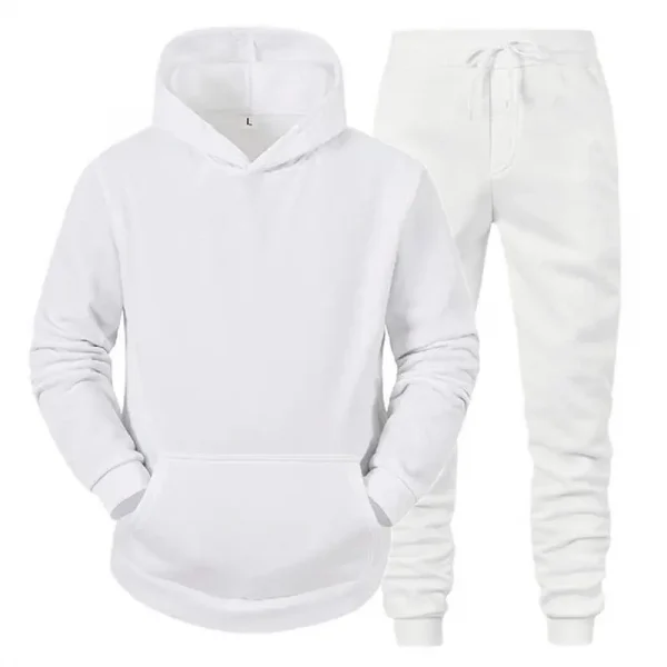 Men's Hooded Sweatshirts and Pants Tracksuit