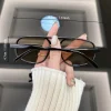 Fashion Mirror Square Sunglasses