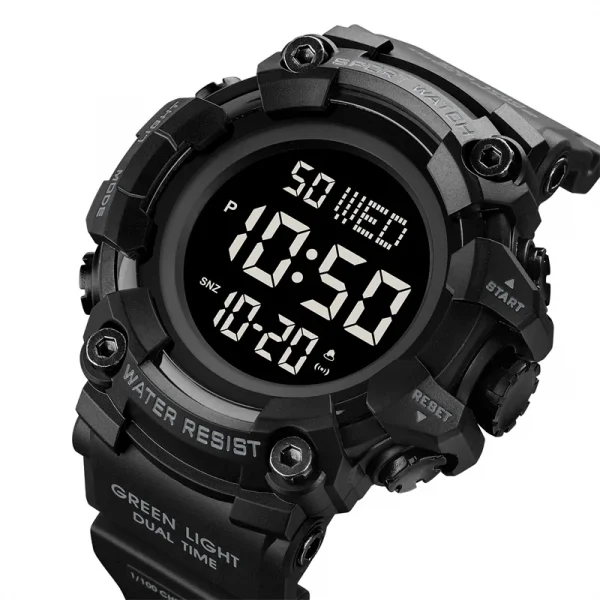 Skmei Waterproof Dual Time Digital Sports Watch