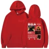 Rapper ROA Tour Album Graphic Merch Hoody Men Hip Hop