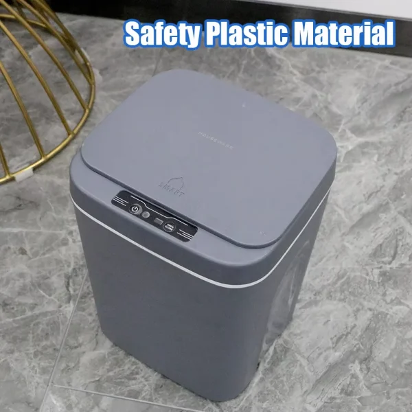 Trash Bin Intelligent Sensor Can Smart Induction for Kitchen Trash Automatic Touch Home Accessories Dustbin Bucket Paper Basket