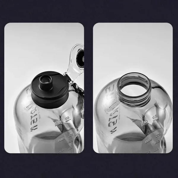 1.7L/2.7L Portable Large Capacity Water Bottle Sports Water Gym
