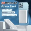 50000mAh Magnetic Power Bank 22.5W PD Fast Charging with Wireless Charger Portable Battery for iPhone 17 16 15 14