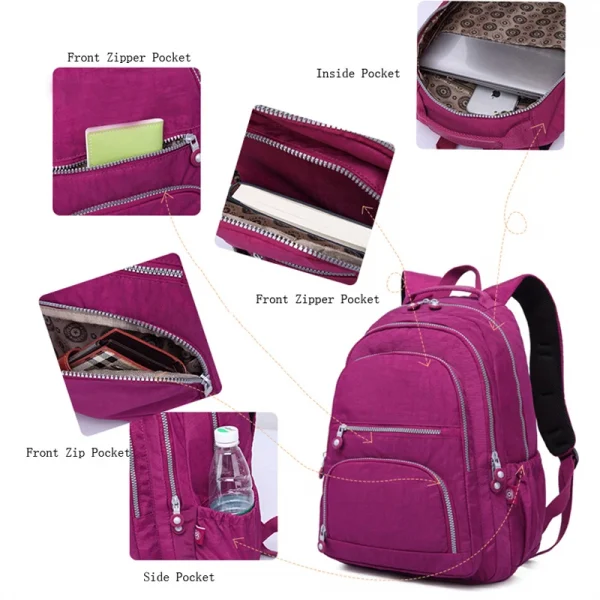 Waterproof School Backpack for Girls