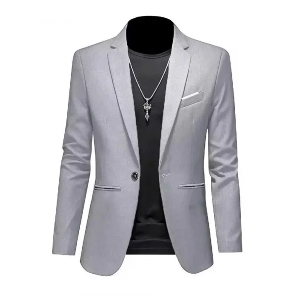 Men's Trendy Leisure Boutique Suit Jacket  Autumn Casual Business Slim