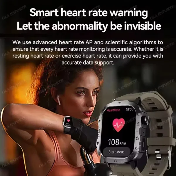New SmartWatch Men For Women Militray Outdoor GPS Track Sport Watches