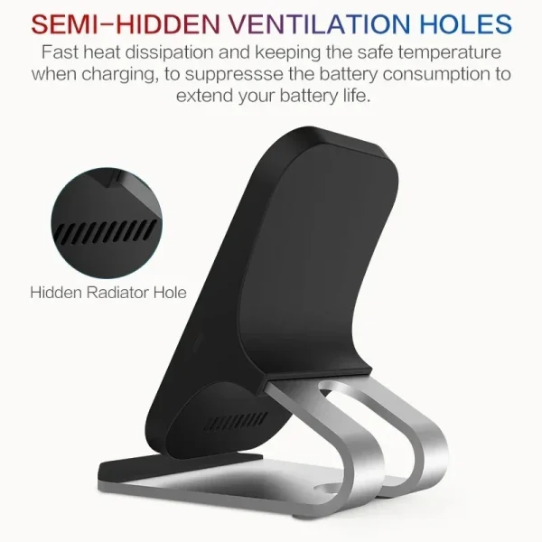 Wireless Charger Mount Qi Charging Pad