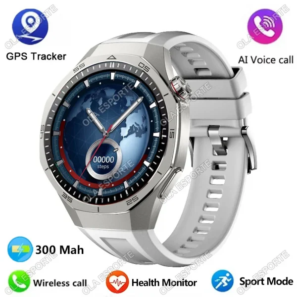 Android iOS Smart Watch Men HD AMOLED Screen GPS
