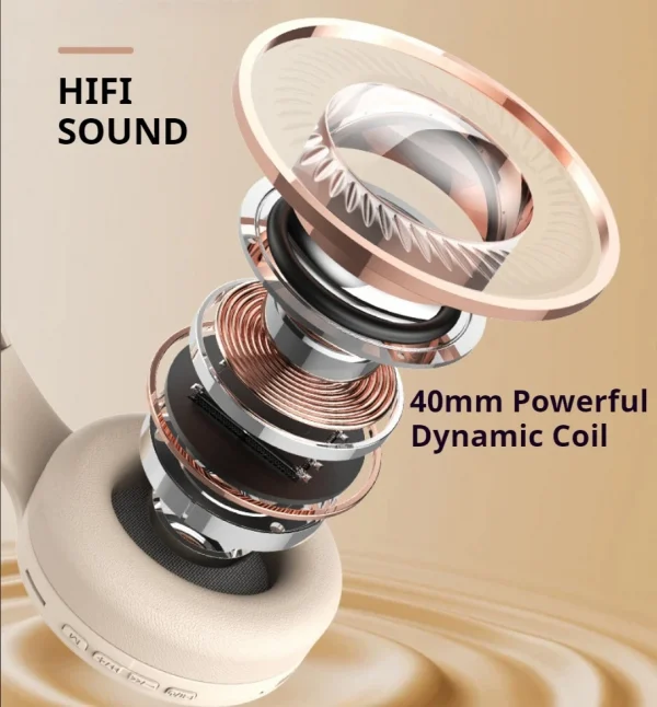 TH30 HIFI Bass Wireless Bluetooth Headphones