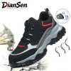 Work Shoes for Men Steel Toe Boots Anti-smash Indestructible Safety Shoes