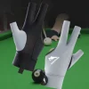 Left Right Hand Snooker Glove New Anti-slip Three Fingers Training Glove Elastic