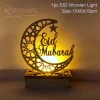 EID Mubarak Wooden Pendant Decoration