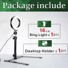 Photography Tripod with Ring Light and Phone Holder