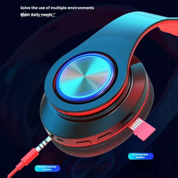 Gamer Headphones Bluetooth Wireless