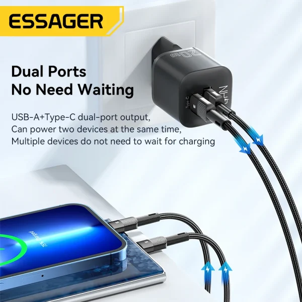 Essager 20W GaN USB-C PD Fast Charger