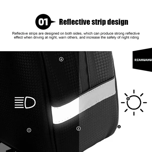 Bike Front Bag Travel Tail Bags Bike Handlebar Bag For Luggage Rack Electric Bicycle Motorcycle Carrier Bike Hanging Bag Waterpr