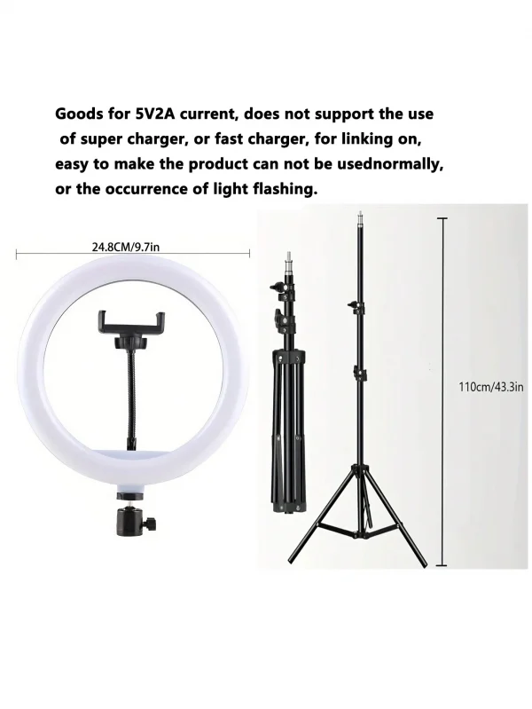Tripod Stand with Ring Light Photography