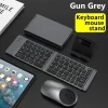 Mini Wireless Keyboard and Mouse Bluetooth Portable Folding Keyboards 2.4G for Windows Android IOS Tablet iPad Phone