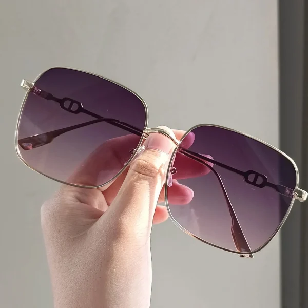 Rimless Square Sunglasses for Women