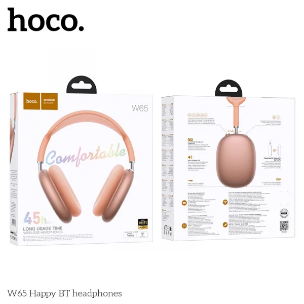 HOCO W65 Bluetooth 5.4 Over-Ear Headphones